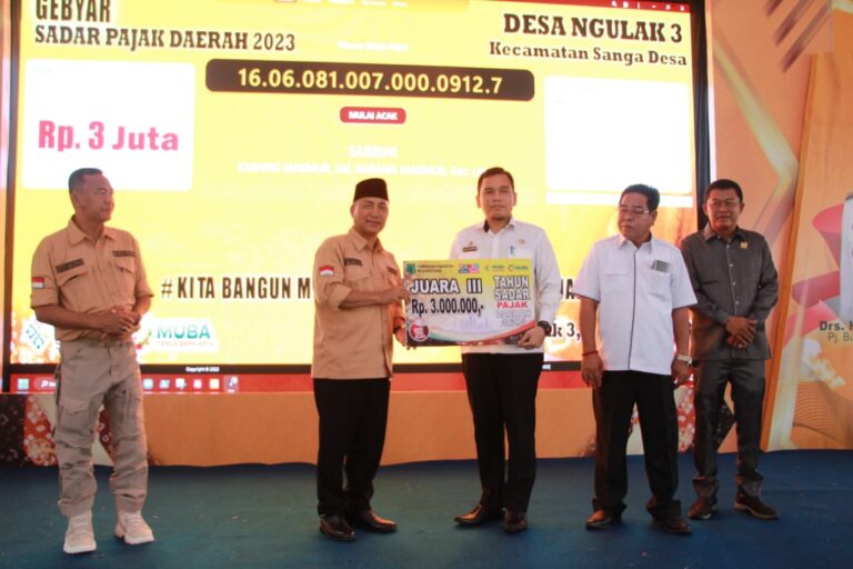 Gebyar Pajak Muba Target Capai Transaksi Rp92 Miliar