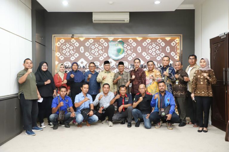 Temui Pj Bupati, Pengurus PWI Muba Sampaikan Rencana Pelantikan