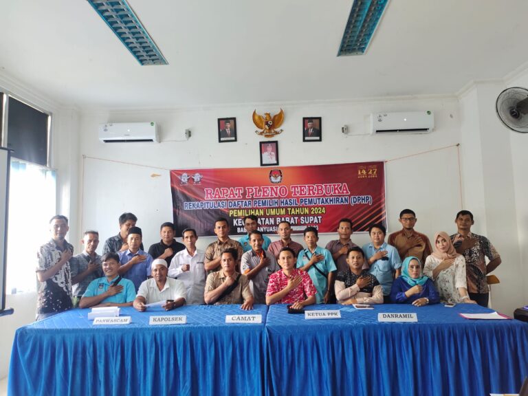 PPK Babat Supat Gelar Pleno Rekapitulasi DPHP