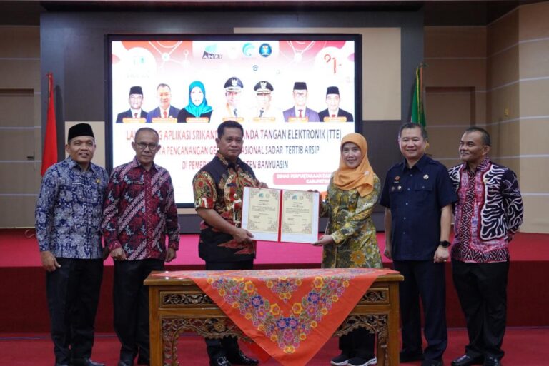 Tertib Arsip, Pemkab Banyuasin Launching Aplikasi Srikandi