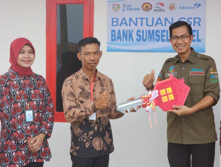 Wapres Ma’ruf Amin Resmikan Rumah Kampung KB, Lima Rumah CRS Bank Sumsel Babel