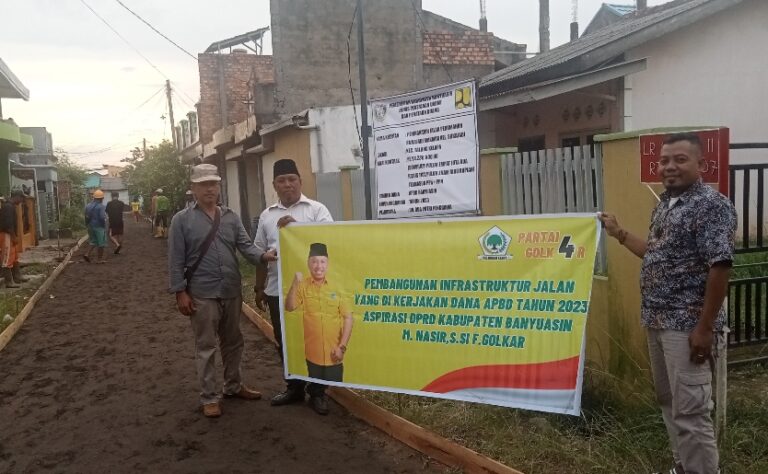 Aspirasi Anggota DPRD Banyuasin Nyata Dinikmati Masyarakat