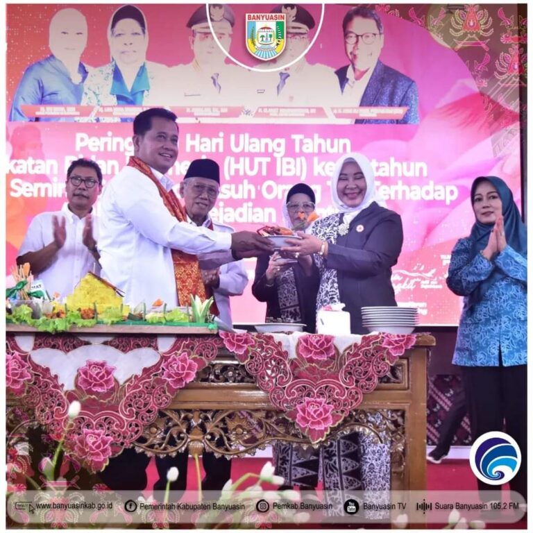 Bupati Ajak IBI Banyuasin Jangan Lelah Berikan Pelayanan Terbaik Untuk Masyarakat