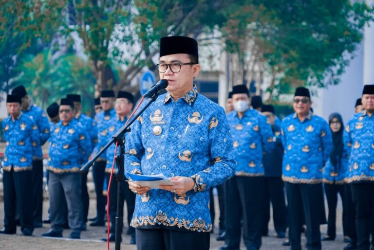 Pj Bupati Banyuasin Pimpin Apel Gabungan, Tegaskan Untuk Tetap Menjaga Lingkungan