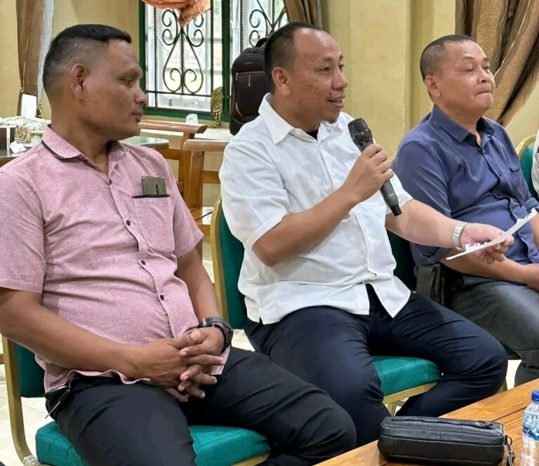 Anggota DPRD Banyuasin M Nasir Silaturahmi Bersama Kades, BPD, Kadus, RT, Tokoh Agama, dan Masyarakat Desa Galangan Tinggi