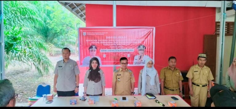 Sosialisasi dan Validasi PBB di Kecamatan Rantau Bayur