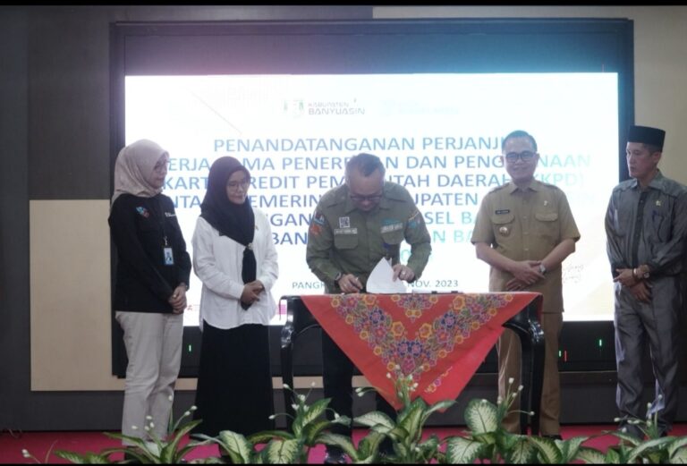 Pemkab Banyuasin dan Bank Sumsel Babel Jalin Kerjasama Kartu Kredit Pemerintah Daerah, Ini Tujuannya
