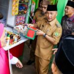 Pj Bupati Muba Apriyadi saat meluncurkan program Zmart