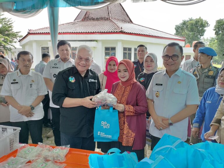 Pemkab Banyuasin Kolaborasi dengan Bank Sumsel Babel Gelar Pasar Murah untuk Tekan Inflasi