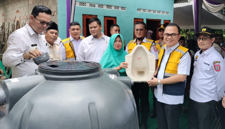 Pemkab Banyuasin Bantu 308 Unit Septictank Tangki untuk Masyarakat Berpenghasilan Rendah