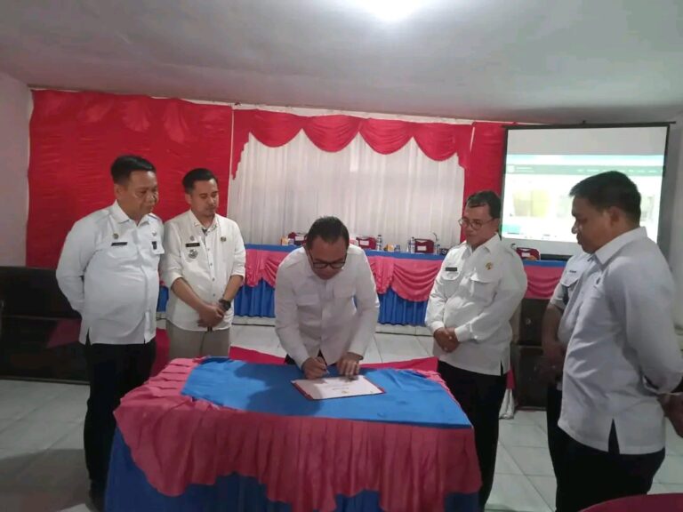 Pj. Bupati Banyuasin Launching Desa Pertama Go Digital Kabupaten Banyuasin