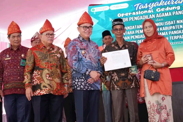 Hani S Rustam Hadiri Tasyakuran Gedung Baru serta Penandatanganan MOU Isbat Nikah Pengadilan Agama Pangkalan Balai Kelas II