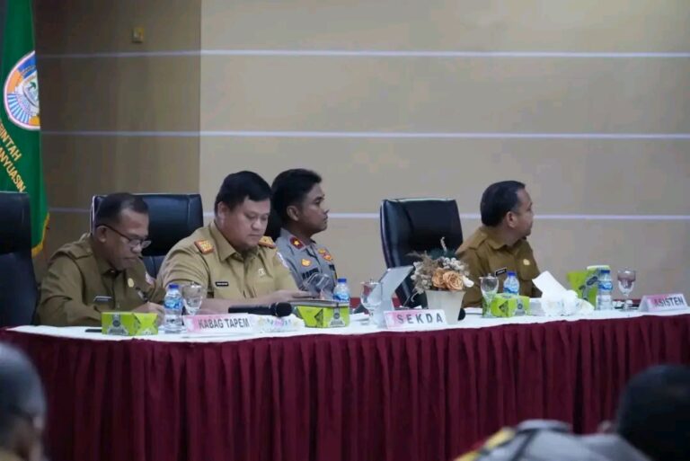 Antisipasi Gejolak Pasca Pemilu, Pemkab Banyuasin Rapat Internal