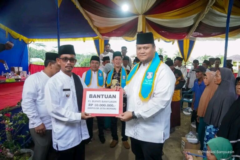 Safari Ramadhan Keliling Pemkab Banyuasin Malam 23 di Karang Agung Ilir