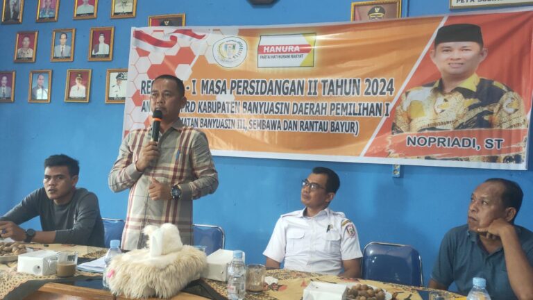 Reses DPRD Banyuasin, Usulkan Jalan Poros Lebung Dilanjutkan
