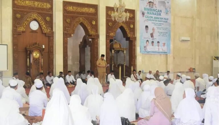 199 Calon Jemaah Haji Banyuasin Ikuti Manasik Haji, Sekda : Ikuti Arahan Pembimbing