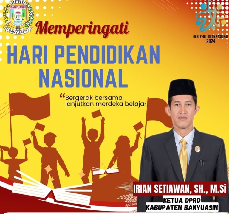 Ketua DPRD Banyuasin Apresiasi Para Guru di Hari Pendidikan Nasional