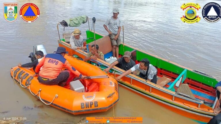 Tim SAR Bersama BPBD Banyuasin Temukan Korban Hanyut di Sungai Musi dalam Keadaan Meninggal Dunia