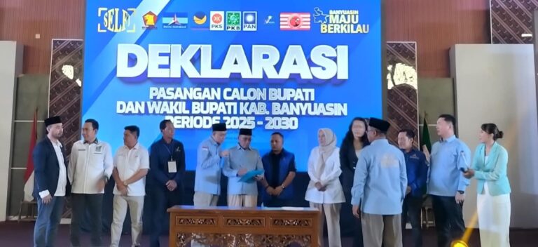 Slamet-Alfi Janjikan Banyuasin Berkilau dengan 11 Program Andalan