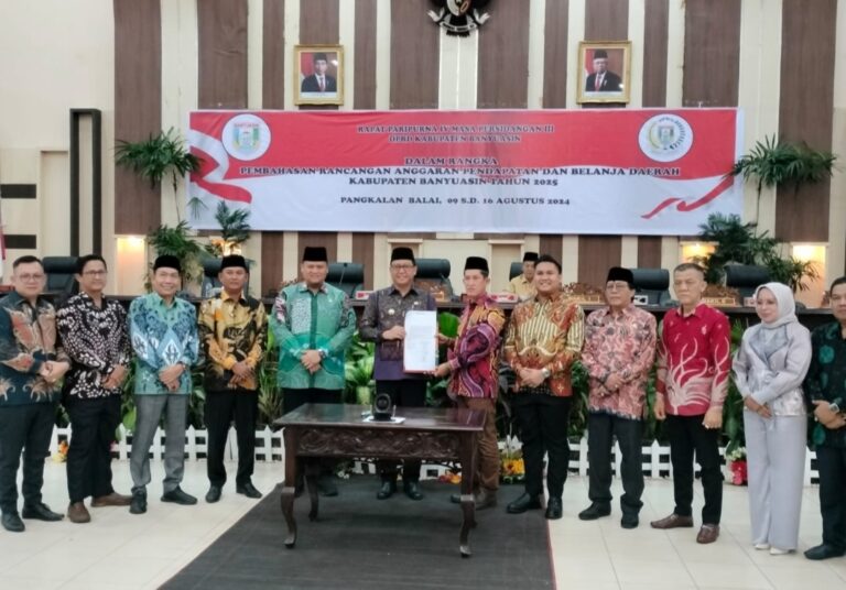 DPRD dan Bupati Banyuasin Sepakat, RAPBD 2025 Resmi Disahkan