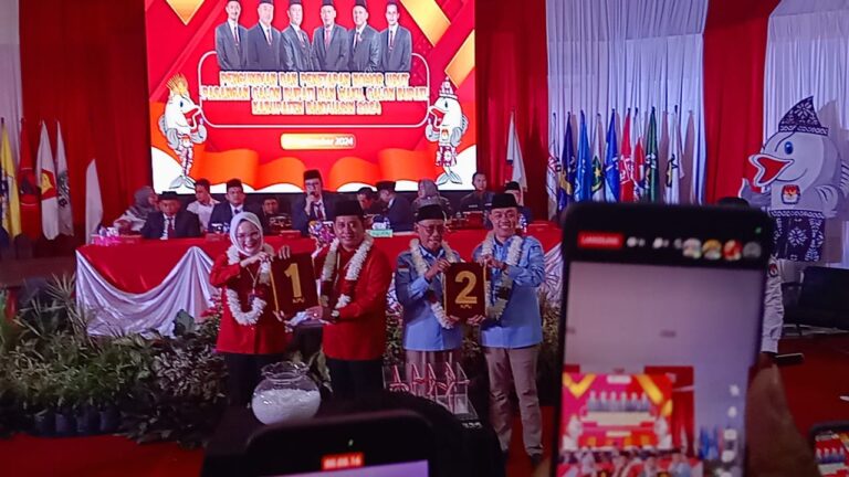 KPU Banyuasin Sukses Gelar Pengundian Nomor Urut Paslon Pilbup, Ini Hasilnya!