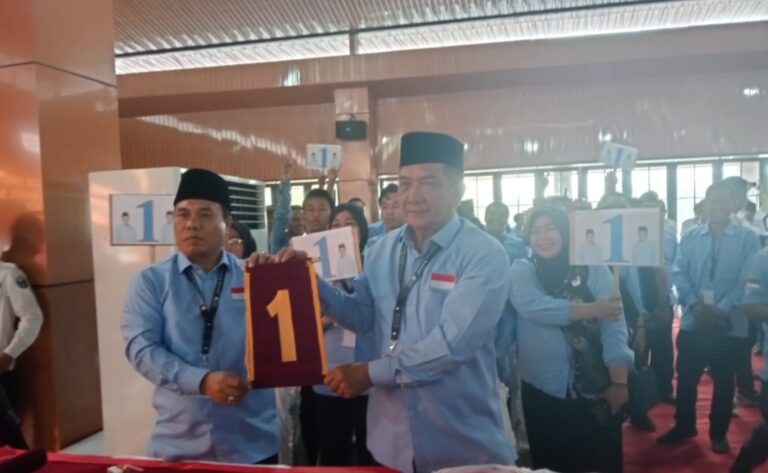 KPU Pali Tetapkan Nomor Urut Paslon Bupati dan Wakil Bupati Tahun 2024