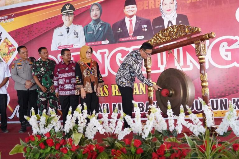 Tekan Angka Rawan Pangan Daerah, Pemkab Banyuasin Launching GMDK