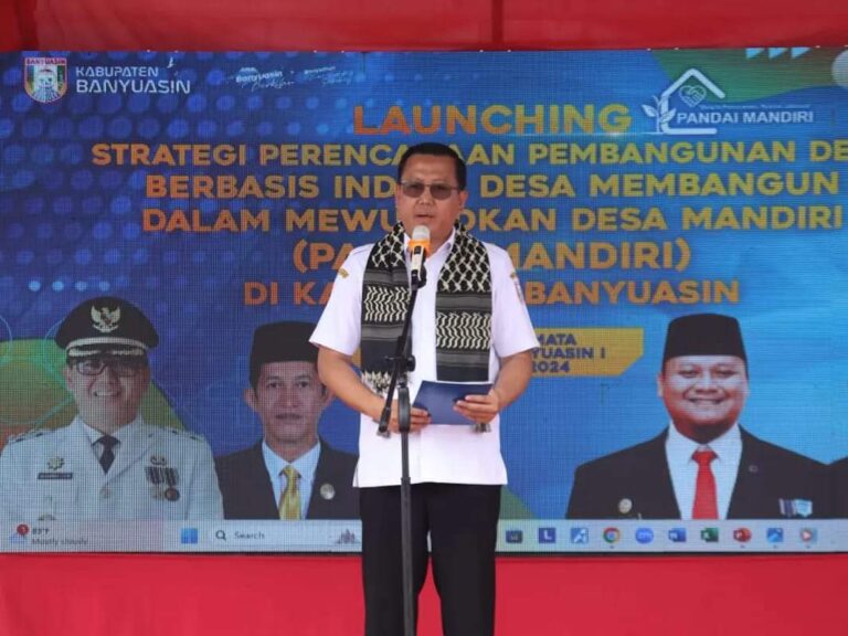 Pj. Bupati Banyuasin Launching Aplikasi Pandai Mandiri