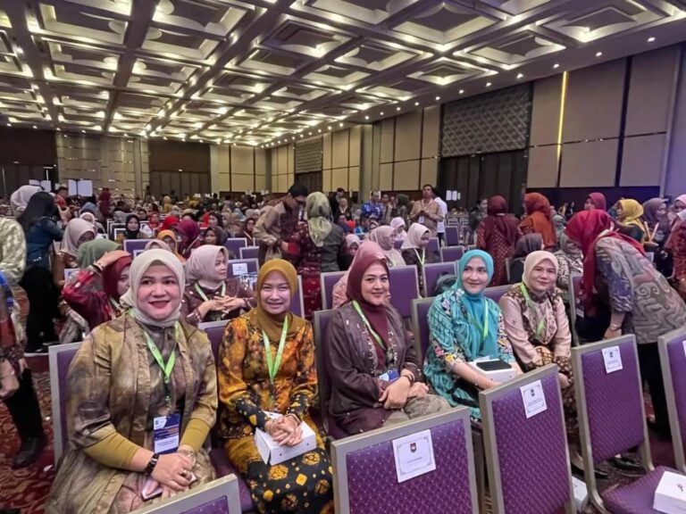 Pj. Ketua TP PKK Banyuasin Adhitya Triani Hadiri Rakornas Posyandu