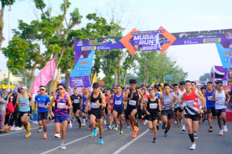 Muba Fun Run 2024 Berlangsung dengan Semarak, Bagikan Puluhan Door Prize Untuk Masyarakat