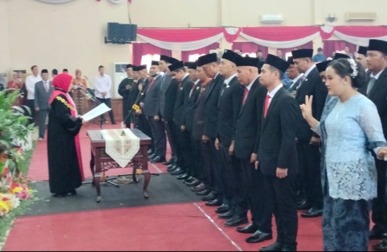 45 Anggota DPRD Banyuasin Periode 2024-2029 Resmi Dilantik