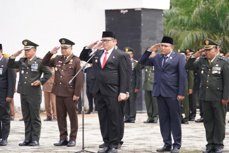 Ketua DPRD Banyuasin Abdul Rais Ikuti Upacara dan Ziarah Peringatan Hari Pahlawan di Taman Makam Pahlawan