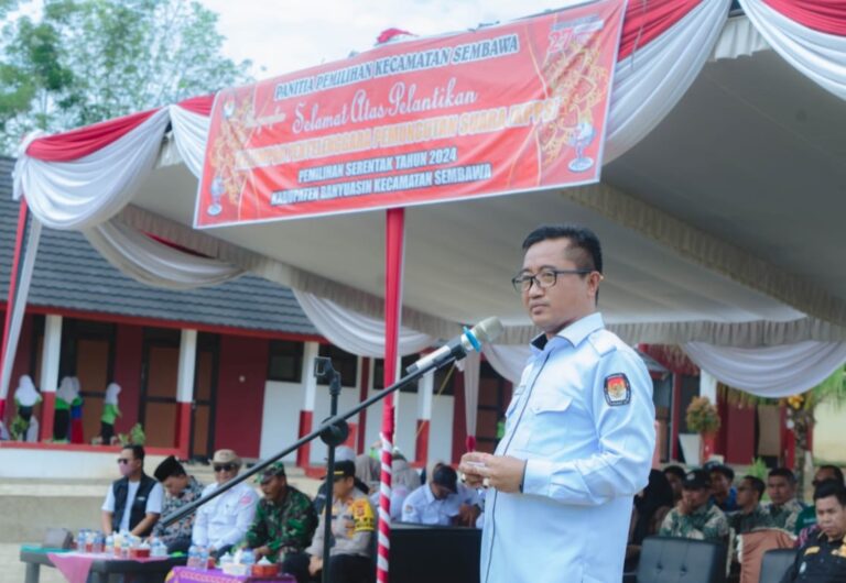 KPU Banyuasin Ambil Sumpah 9.723 Petugas KPPS di Banyuasin