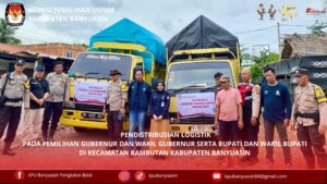 Pendistribusian Logistik di Kecamatan Rambutan Dikawal Ketat Jelang Pemilihan 27 November 2024