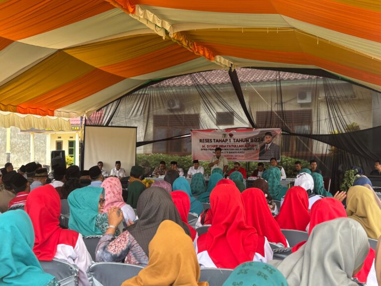 Langsung Bertemu Masyarakat, Anggota DPRD Sumsel M Syarif Laksanakan Reses Tahap 1 di Tiga Kecamatan Banyuasin