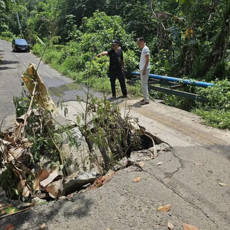 Jalan Anak Petai Amblas, Pj Wako Prabumulih Ingatkan Masyarakat Waspada