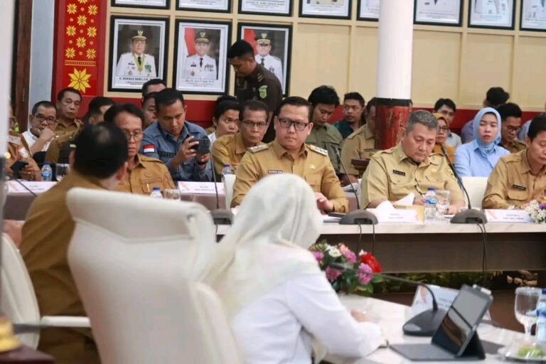 Pj. Bupati Banyuasin Hadiri Rapat Penyerapan dan Pengendalian Harga Gabah