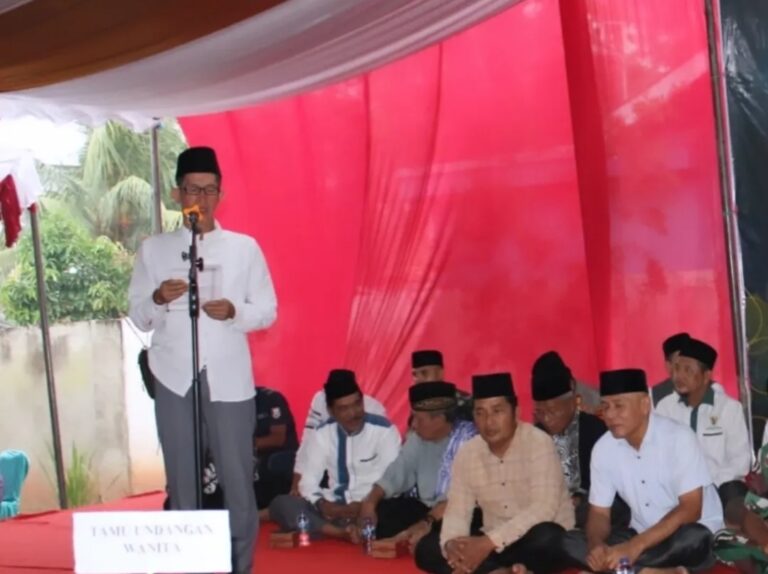 Wakil Ketua DPRD Banyuasin Hadiri Safari Ramadhan dan Peringatan Nuzulul Qur’an di Desa Sungai Pinang