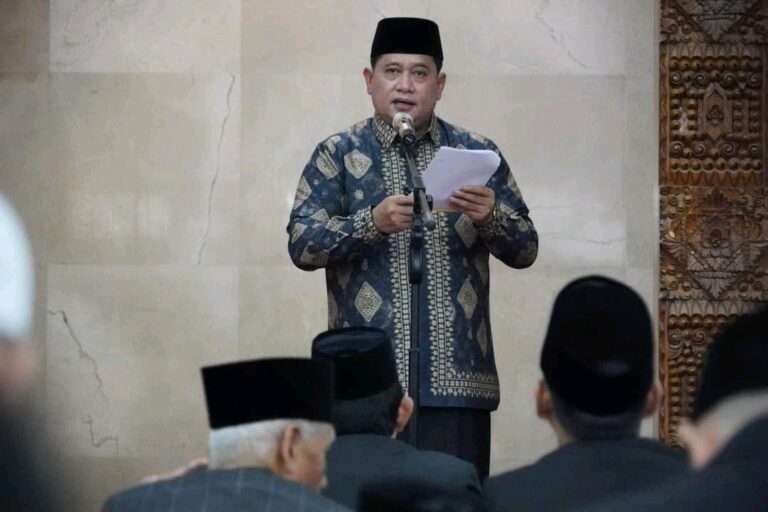 Bupati dan Wabup Banyuasin Shalat Idul Fitri 1446 H Bersama Ratusan Masyarakat
