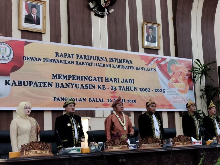 DPRD Banyuasin Gelar Paripurna Istimewa Peringati HUT Kabupaten ke-23
