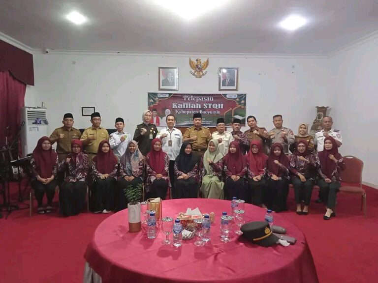 Bupati Askolani Lepas Kafilah Banyuasin ke Ajang STQH XXVIII Tingkat Provinsi Sumsel