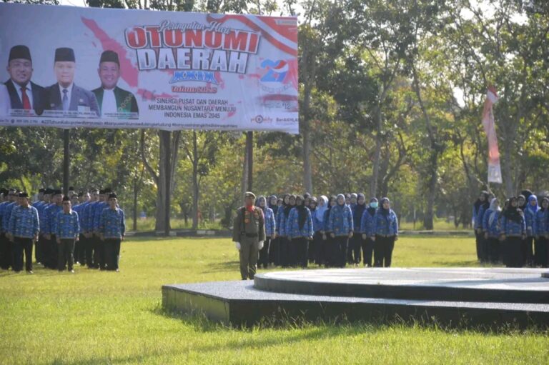 Pemkab Banyuasin Gelar Upacara Peringatan Hari Otonomi Daerah ke-29, Momentum Perkuat Komitmen Pelayanan Publik