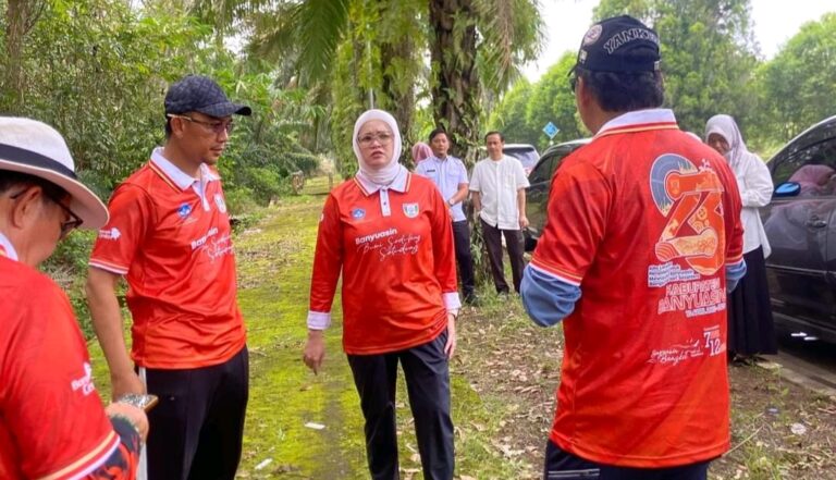 Semangat Gotong Royong Sambut HUT Ke-23 Kabupaten Banyuasin, Wabup Netta Indian Turun Langsung ke Lapangan