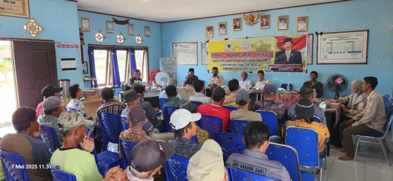 45 Anggota Dewan Banyuasin Serap Aspirasi Masyarakat