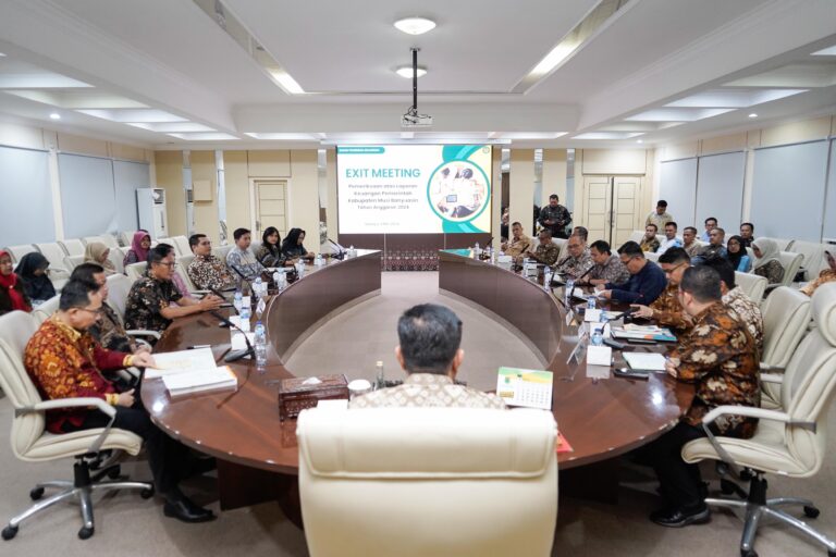 Pemkab Muba Gelar Exit Meeting Dengan BPK Perwakilan Sumsel
