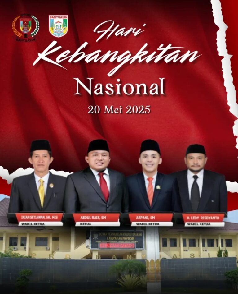 Wakil Ketua II DPRD Banyuasin Irian Setiawan Hadiri Upacara Peringatan Hari Kebangkitan Nasional ke-117