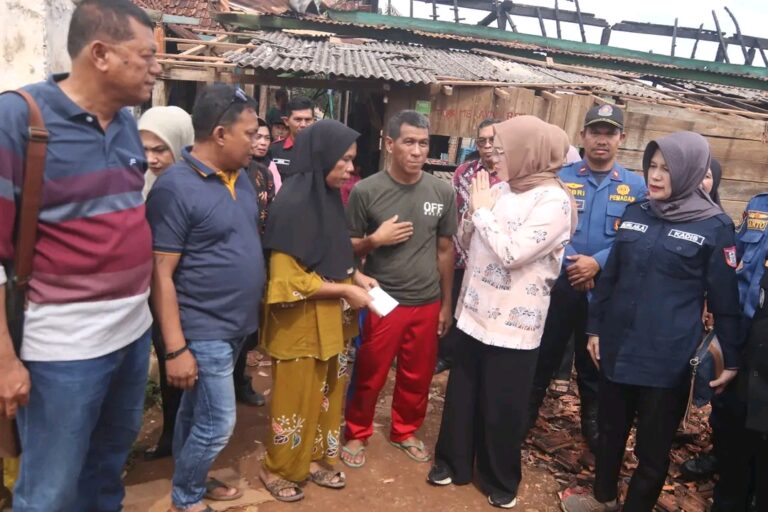 Pemerintah Banyuasin Tunjukkan Kepedulian, Wabup Netta Indian Salurkan Bantuan untuk Korban Kebakaran di Desa Suka Pindah