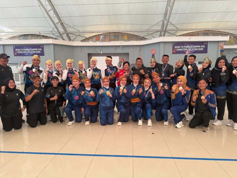 Cabor Senam Muba Sabet 2 Emas di Porprov Korpri 2025