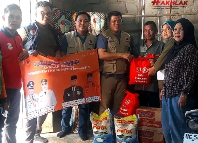 BPBD Banyuasin Salurkan Bantuan Tanggap Darurat untuk Korban Kebakaran di Desa Sako