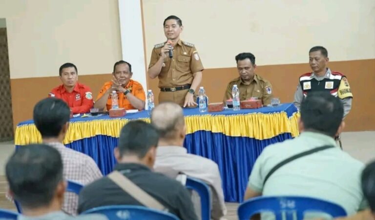 BPBD Banyuasin Gelar Sosialisasi KIE Rawan Karhutbunlah di Desa Sungai Rengit
